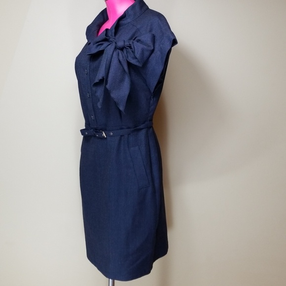 Moschino Love Side Bow Midi Desk to Dinner Dress - Picture 5 of 7